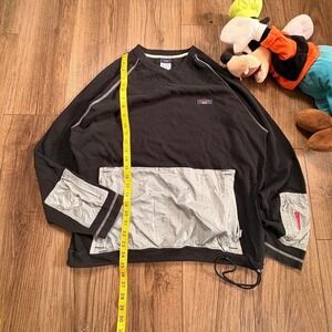 Tommy Hilfiger Jeans black crewneck with hoodie pocket Size L (0113)